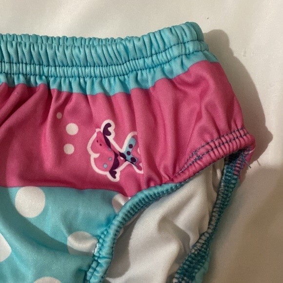 Swimways Toddler's Polka Dots Elastic Waist Pull-On Bottom Swimwear Size 24mos - Picture 2 of 4